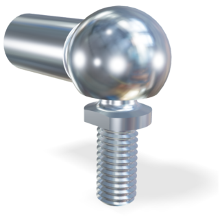 M8 Coude (30mm) inox 304