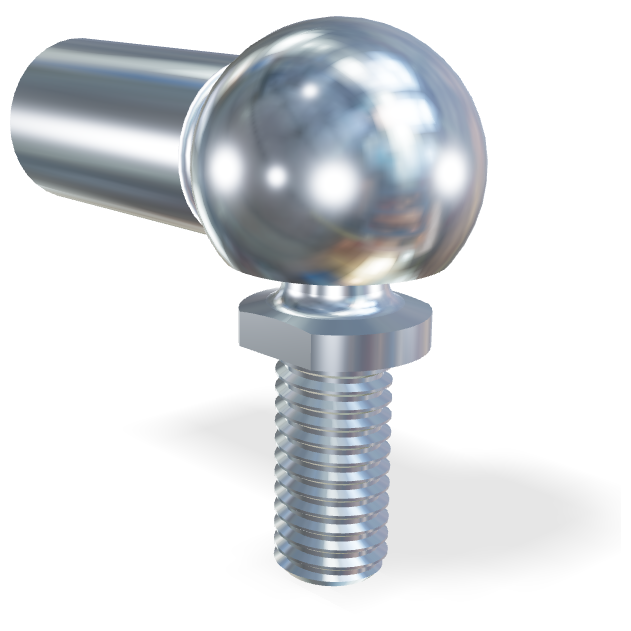 M8 Coude (30mm) inox 304