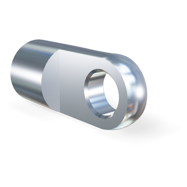 M8 Oeillet inox 304 (24mm, épaisseur 5mm, trou 8.1mm)