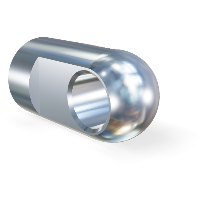 M10 Oeillet inox 304 (19mm, épaisseur 12mm, trou 8.1 mm)