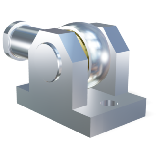 M14 Tête à rotule (57mm) et étrier